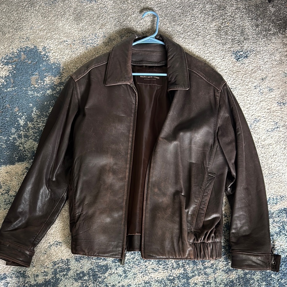 Men's Brown Leather Jacket